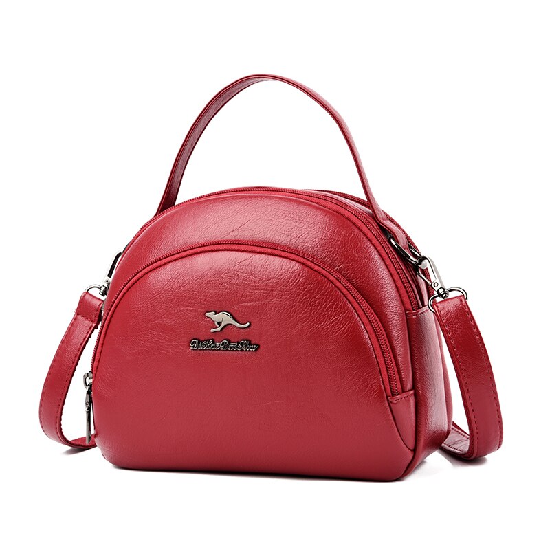 Vrouwen Zak Over Schoudertas Mode Lederen Vrouwen Handtassen Dames Tassen Sac A Main Femme Crossbody Tassen Voor vrouwen: Red