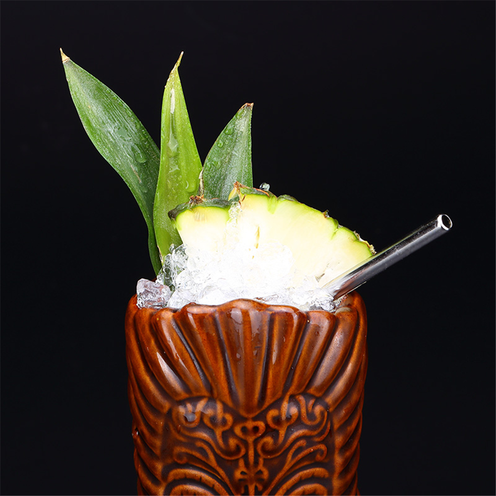 Tiki Cocktailbecher Panda Design - 480ml Keramik Becher Für Hawaii-Partys