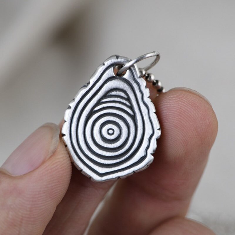 Balmora original 100% 990 sterling silber anhänger für damen und herren, baum-jahresring-anhänger, thailändischer silber-charm-schmuck ohne kette
