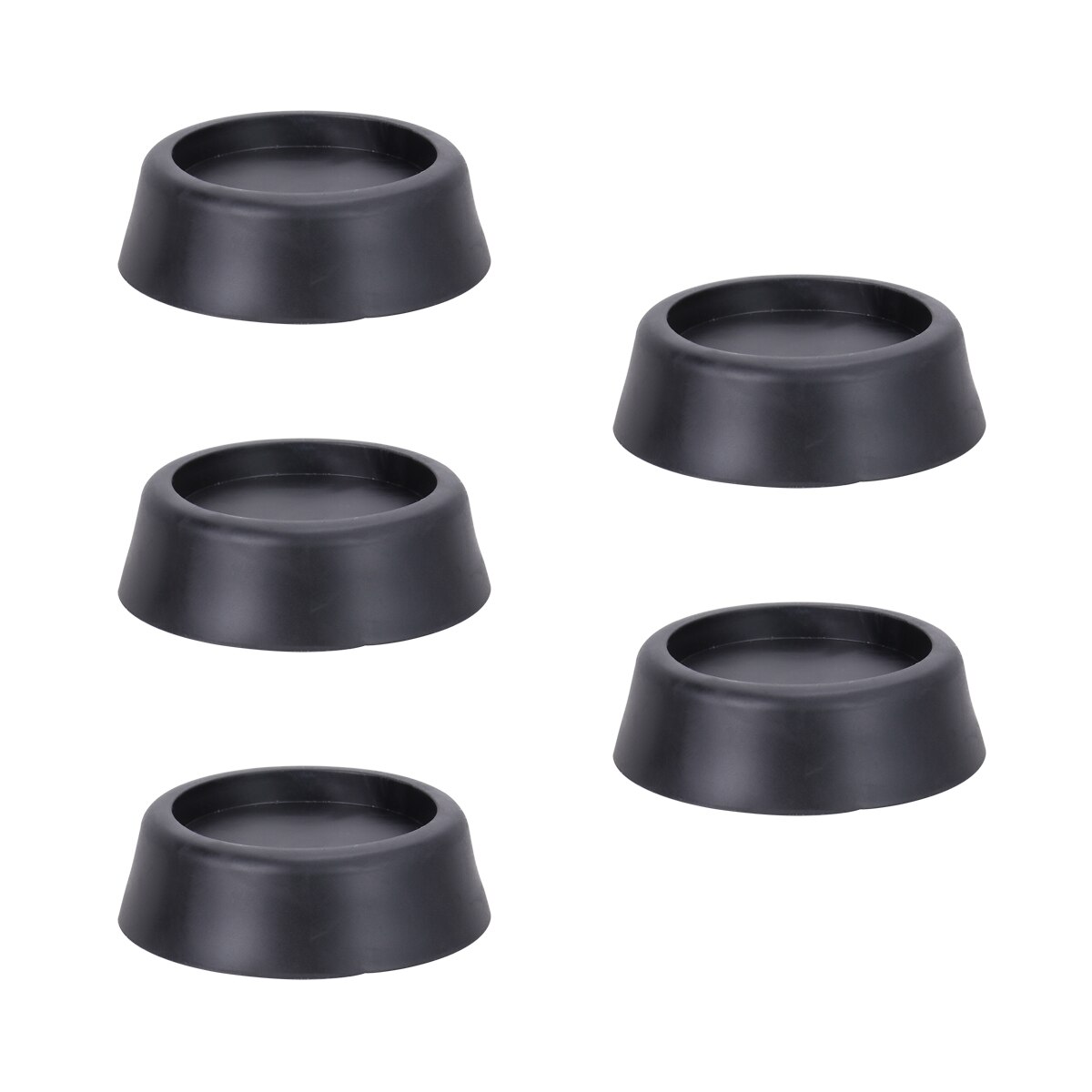5Pcs Washing Machine Anti-Vibration Pads Heavy Duty Washer Dryer Pad Furniture Non Slip Raise Height Feet Floor Protectors Mat