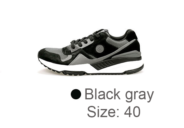 Xiaomi FREETIE Schuhe Retro Sport Schuhe Bequem Tragbare Atmungs Lauf Turnschuhe Hohe Elastizität Net Oberfläche Für Männer: Black gray 40