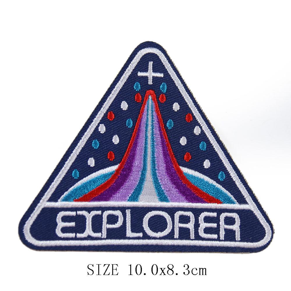 Arrial Planet Explorer Universe DIY Embroidered Patch Funny Astronauts Spaceman Space Badge Sew Iron on Applique Badges: 14