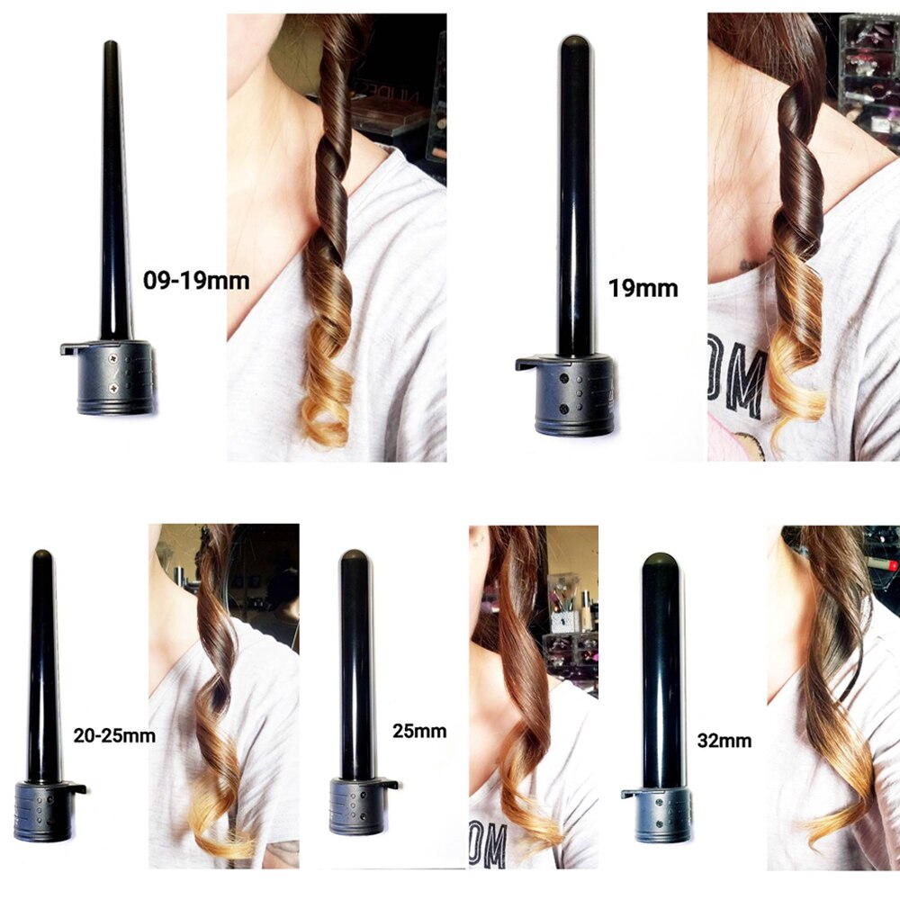 Multifunctional Hair Curler Rollers Machine Hair Wave Wand Electric Looper Hair 5-in-1 Curling Iron Curlers Hair For Women Xmas