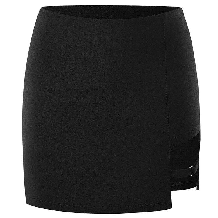 Mini jupe taille haute, Style coréen, Micro jupe irrégulière, taille haute, été, collection