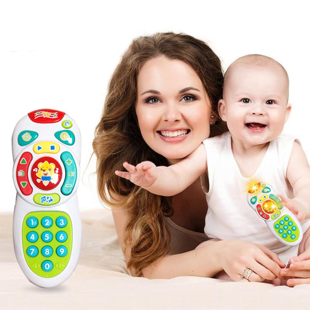 Baby Elektrische Lichte Muziek Smart Mobiele Telefoon Afstandsbediening Educatief Speelgoed