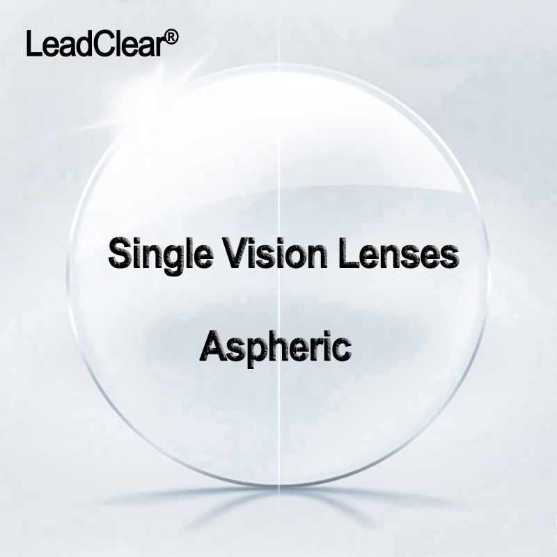 LeadClear Vision Correction Single Vision Optical Prescription Lenses for Men and Women Spectacle Frame Lenses Aspheric Myopia