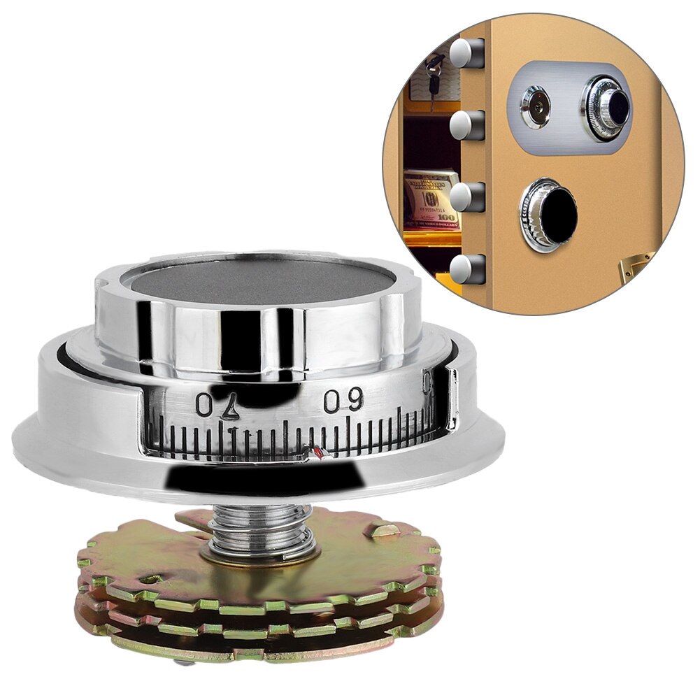3 Disc Coded Dial Lock Metal Combination Locks for Jewelry Case Safe Box Document Cabinet Anti-theft Mechanical Coded Lock