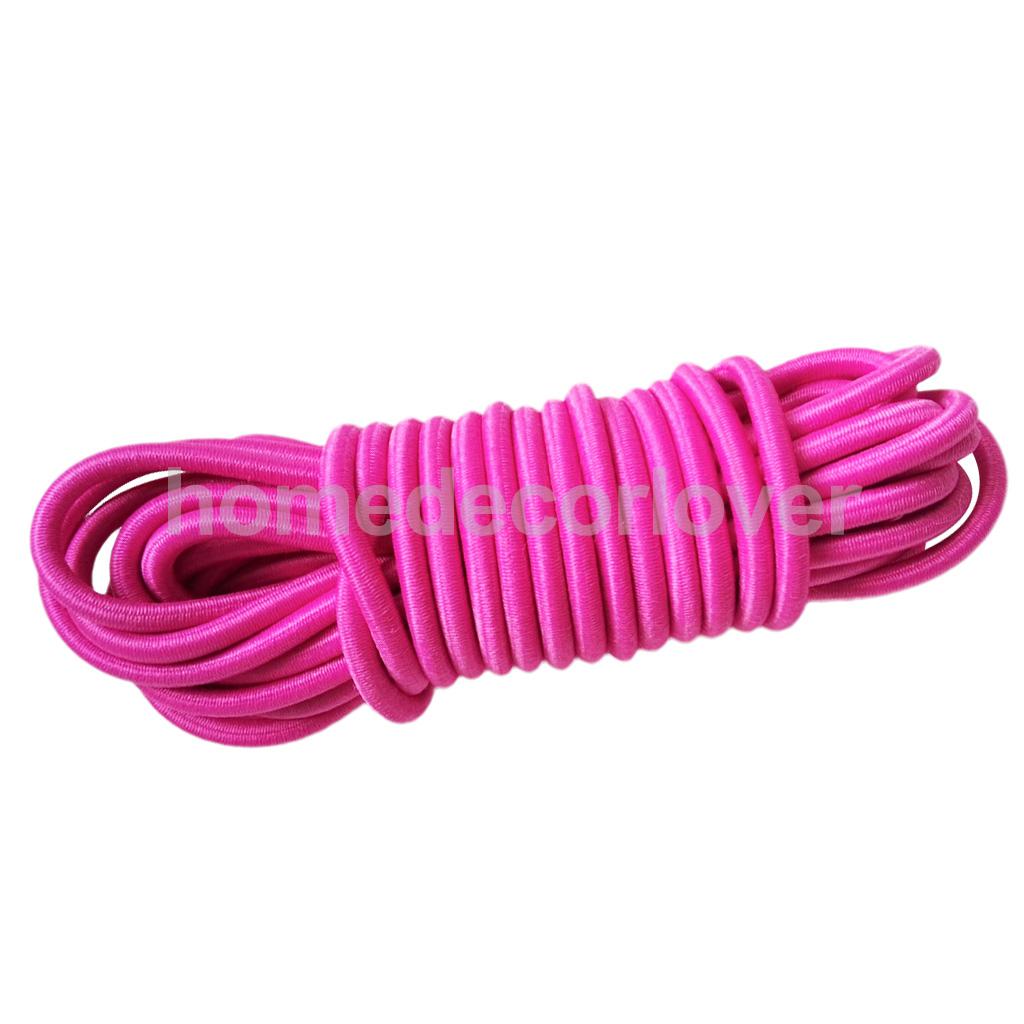 4mm x 10 meter sterk elastisch bungee-koord schokkoord vastbinden doe-het-zelf verschillende kleuren