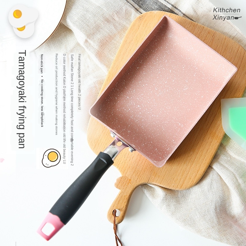 Maifan kivi japanilaistyylinen tamago-yaki paksu muna-yaki pannu tarttumaton paistinpannu neliö paistinpannu