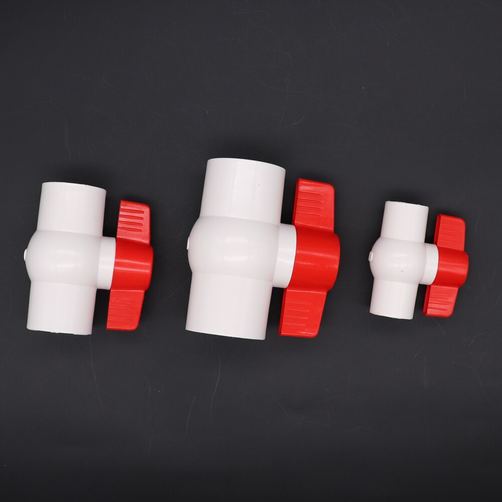 20/25/32mm/40mm Pipe PVC Valve Connector Water Pipe Fitting Ball Valve Water Pipe Valve Agriculture Garden Irrigation Fittings