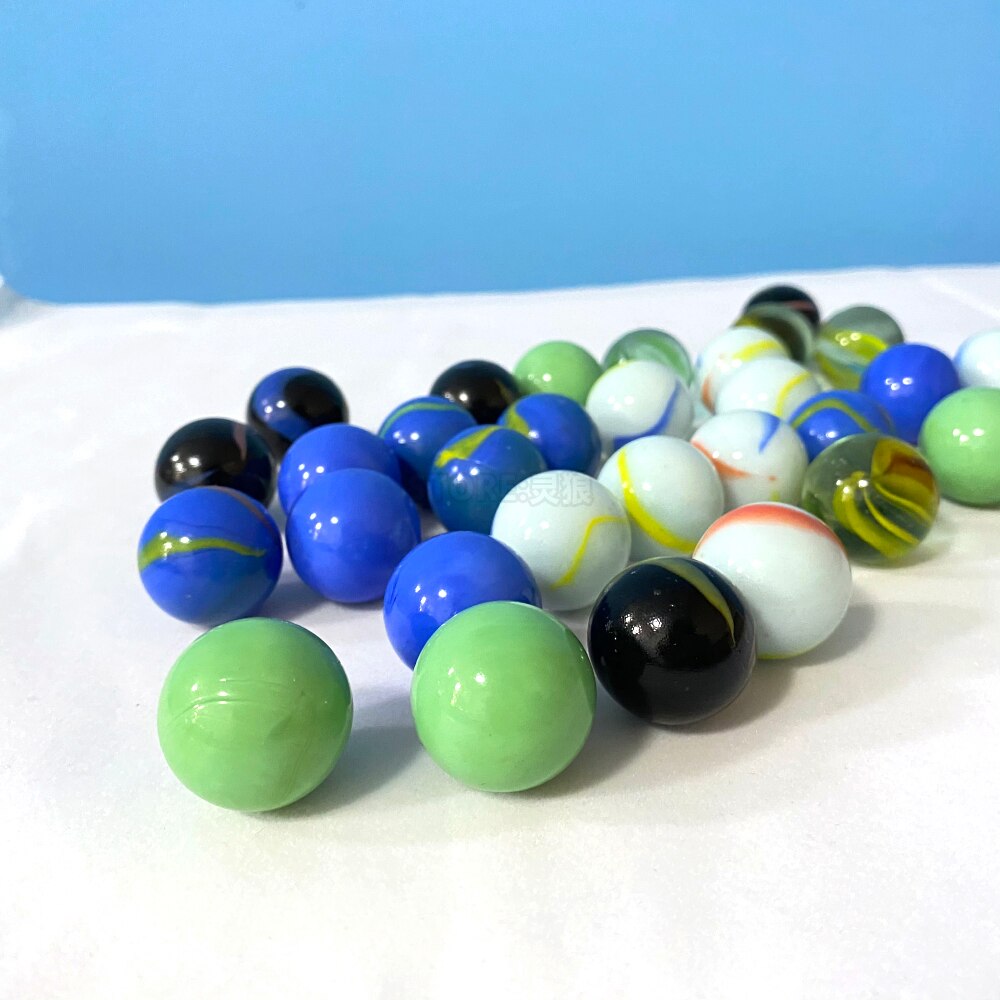 G2 25mm Glas Marmor Chinesische Kugeln Glas Kugel Bälle Für freundlicher Marmor Party Favor Strumpf Füller DIY Heimat Dekor