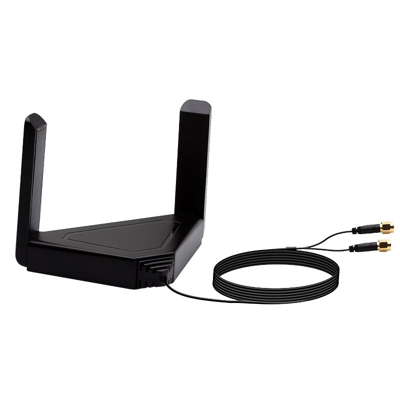 1730Mbps Intel 9560 Dual Band 2.4G/5Ghz Wireless Desktop Kit Bluetooth5.0 802.11AC M.2 CNVI Intel 9560NGW Wifi Card Antenna Set: Magnetic Antennas