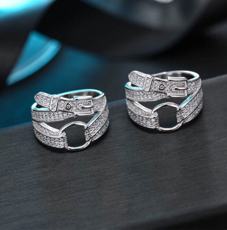 Bijoux moda real prata cor zircon cinto anéis para mulheres boho ajustável antigo anéis anillos