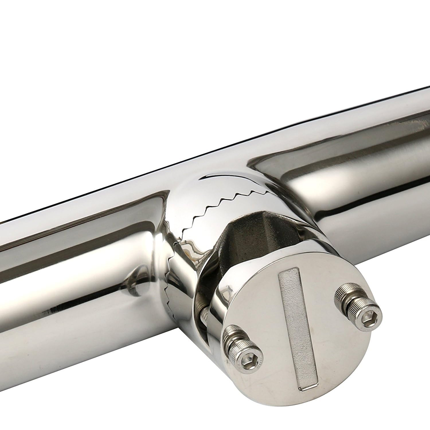 Boat Fishing Rod Holder Clamp Side Mount 7/8"-1" Rail Marine Accessories Boat Stainless Steel Rod Pole Bracket Tool