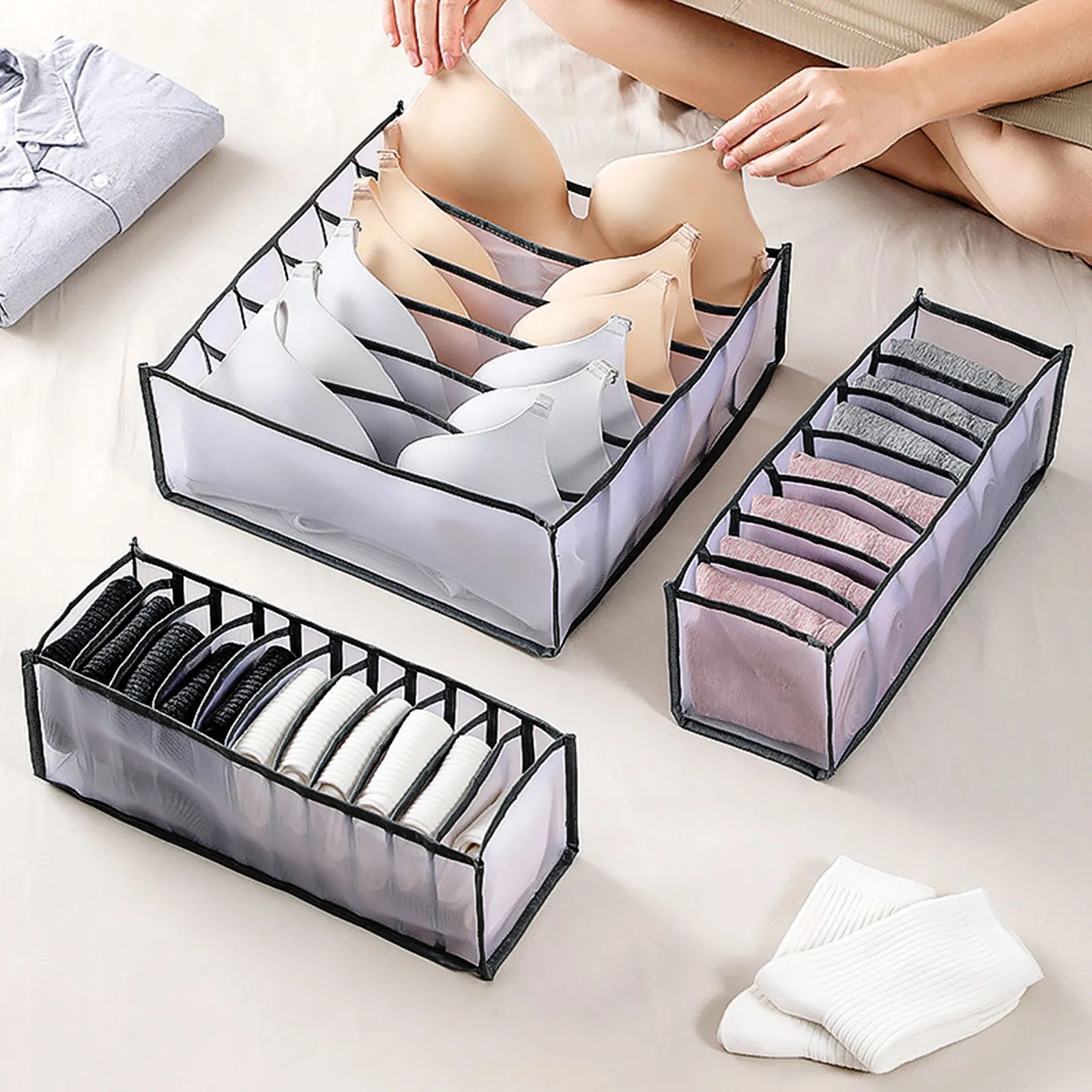 Jeans Organisation Aufbewahrungsbox Schrank Organizer Kleidung Organisation System Schublade Organizer Schrank Hosen Aufbewahrung Organizer