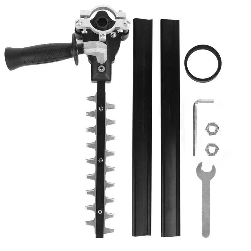 9 Teeth Blade Hedge Trimmer Grass Cutter Attachment Angle Grinder Convert to Hedge Trimmer Gardening Tool Hedge Trimmer Adapter: Default Title