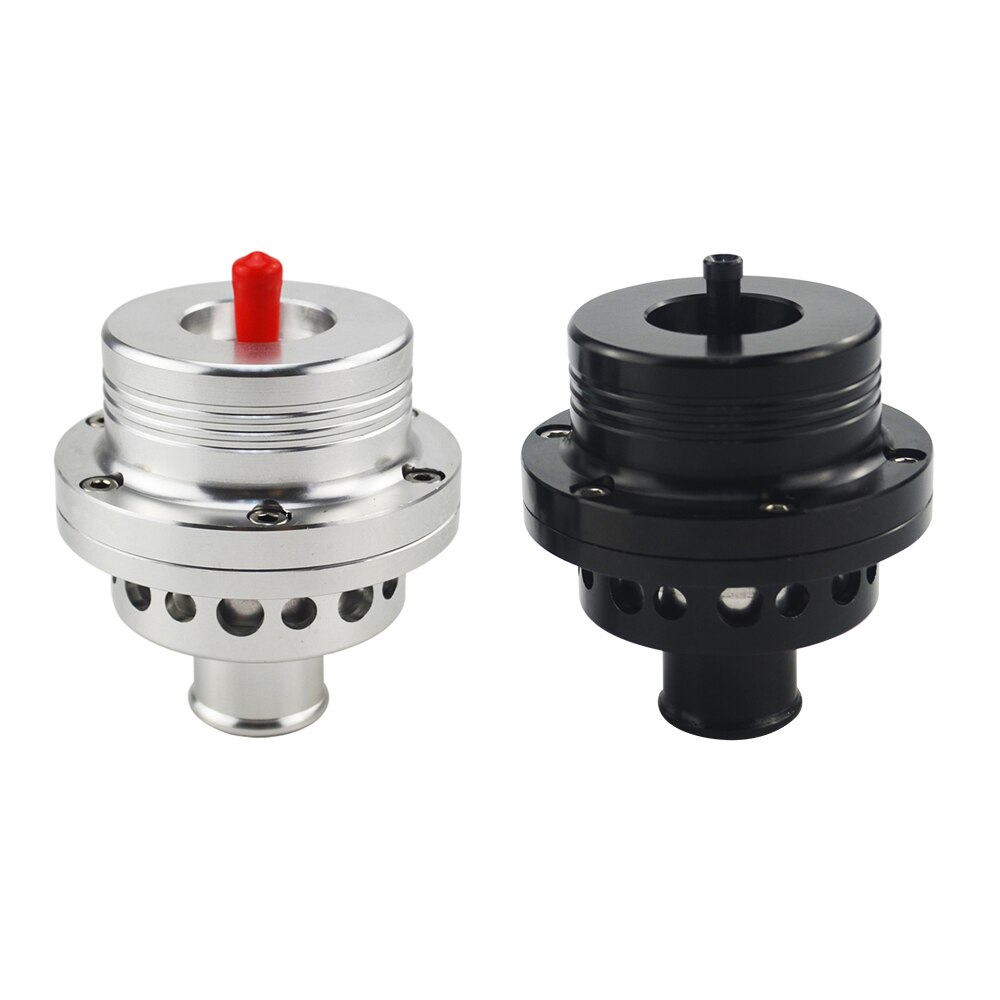 WLR RACING - HQ 1&quot;(25MM) Dual Piston Blow off valve DV Turbo 1.8T For VW Golf MK4 Jetta A4 B5 Black,Silver BOV WLR5741