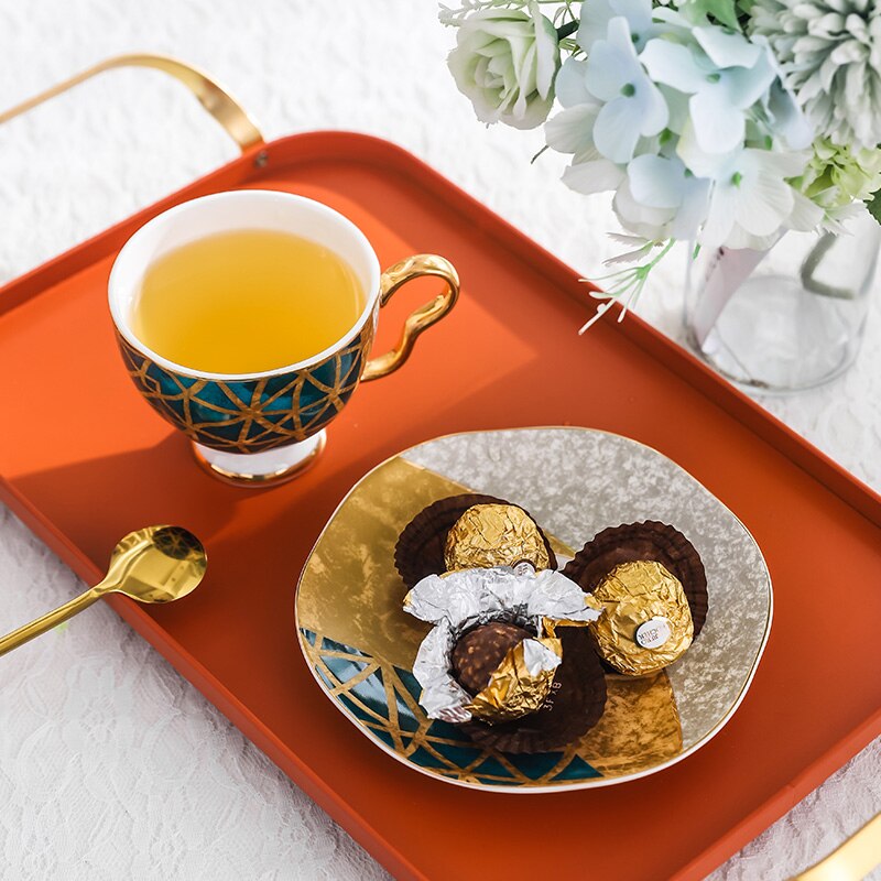 Luxury Porcelain Espresso Coffee Cup Set Mug Coffee Cup Ceramic Eco Art Friendly Mate Cup Travel Tazas De Cafe Porcelain BJ50BD