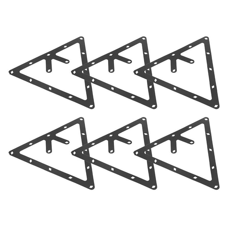 6PCS Billiard Table Sticker Film Paper Kick-off Film Billiard Rack Accessory 9/10 Ball Paper