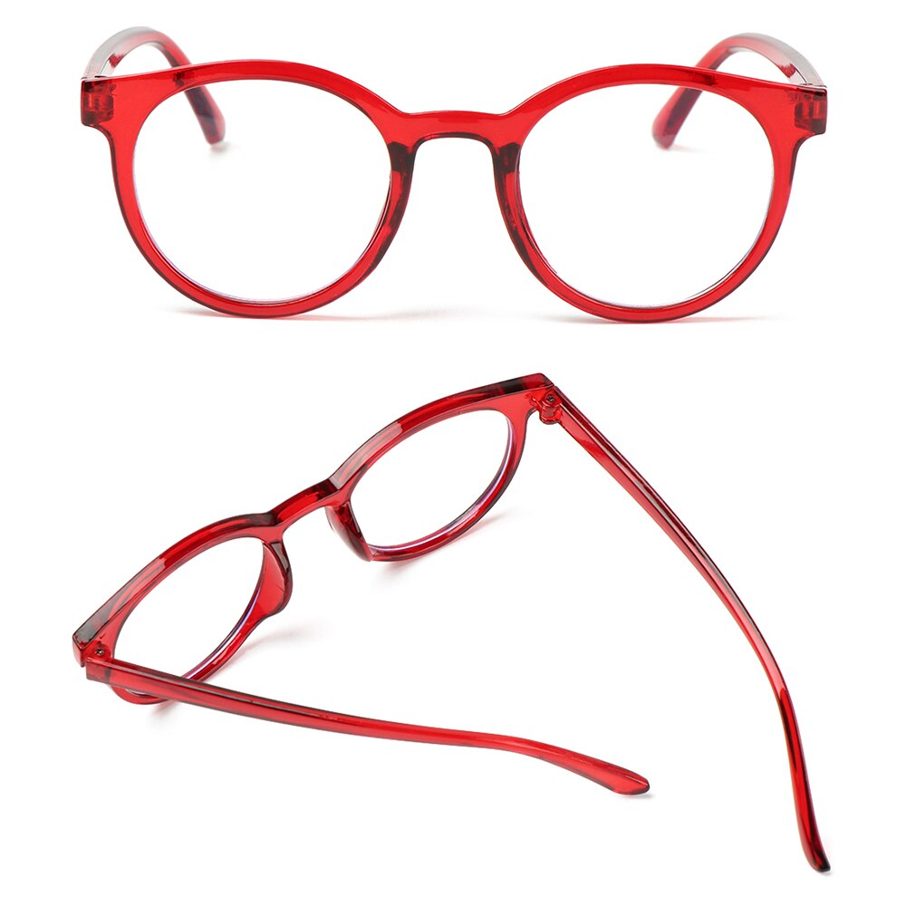 Kids Boys Girls Anti-blue Light Glasses Round Ultra Light Frame Game Glasses Computer Protection Anti-fatigue Eyeglasses