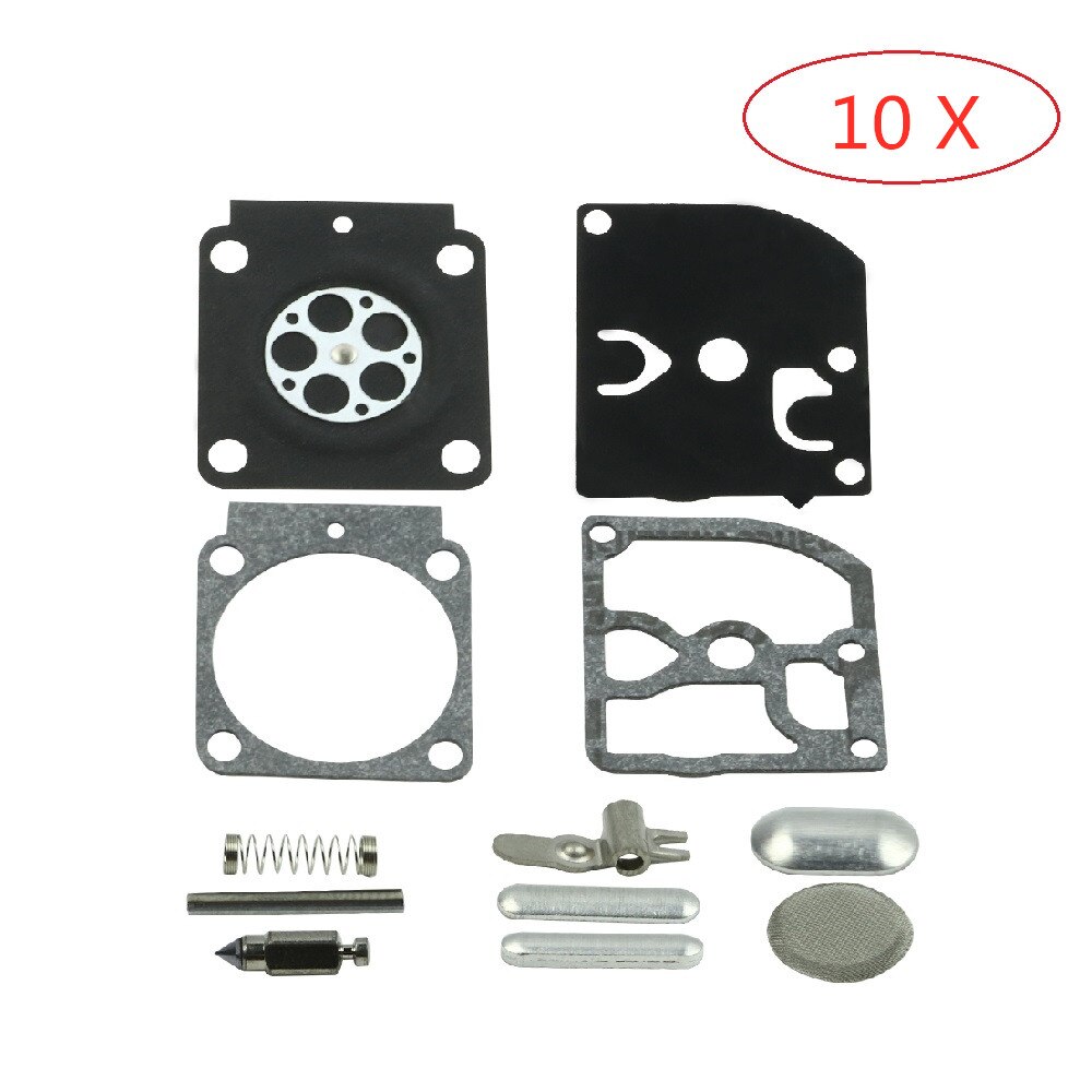 Carburateur Reparatie Rebuild Pakking Kit RB-100 Voor Stihl HS45 FS38 FS55 BG45 MM55 Leme Zama C1Q Membraan Kettingzaag Trimmer Onderdelen: 10 Pcs