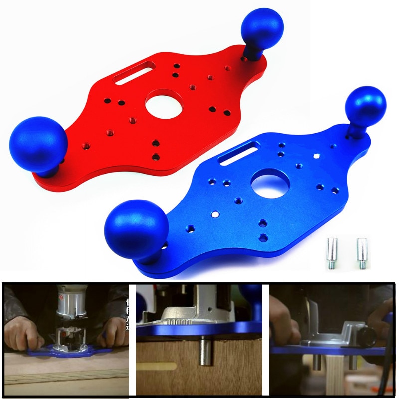 Trimming Machine Bottom Plate Bakelite Milling Mounting Plate for Woodworking Trimming Slotted Chamfer