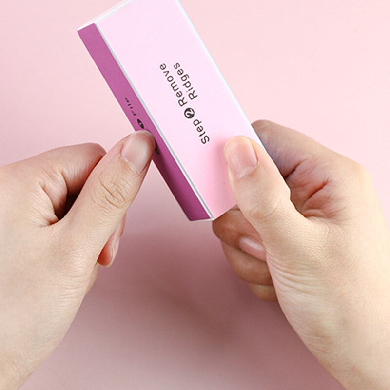 Buffer para decoración de uñas de cuatro lados, bloque de lijado, limas de uñas profesionales, herramientas de pulido, accesorios de manicura y pedicura