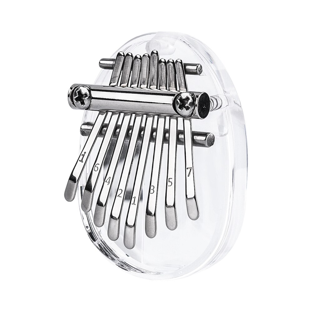 8 teclas Kalimba Mini Kalimba portátil pulgar Piano dedo percusión teclado bolsillo Kalimba con colgante de vacaciones para niños: D