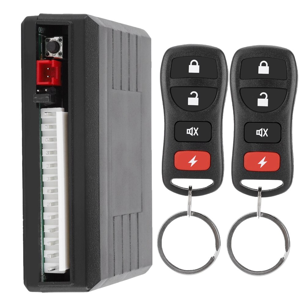 Universal Remote Control Central Locking Kit For Most Vehicle Car Door Lock Keyless Entry System With Trunk Release Button