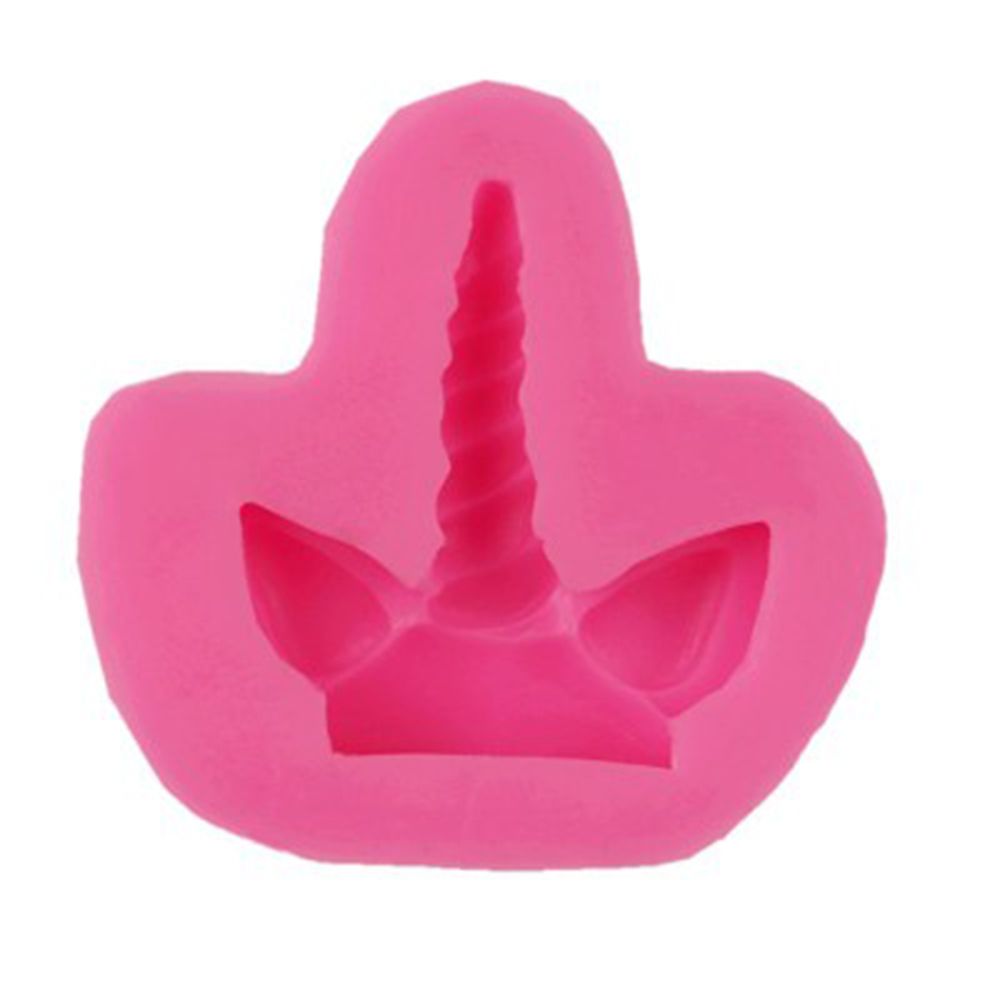 1 pc Cake Tool Unicorn Horse Ear Silicone Mold Sugarcraft Chocolate Fondant Tool Sugarcraft Mould: 1