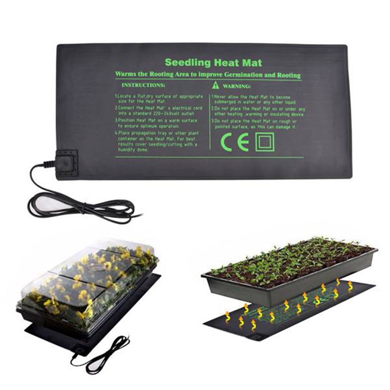 Plant Heating Mat 52x52CM Seedling Flower Electric Blanket Waterproof Warm Durable Hydroponic Heating Pad EU Plug