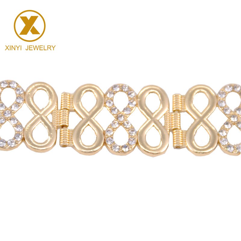 Lichaamssieraden glanzende zinklegering buikketting marokkaanse stijl sieraden riem holle trouwriem: Default Title