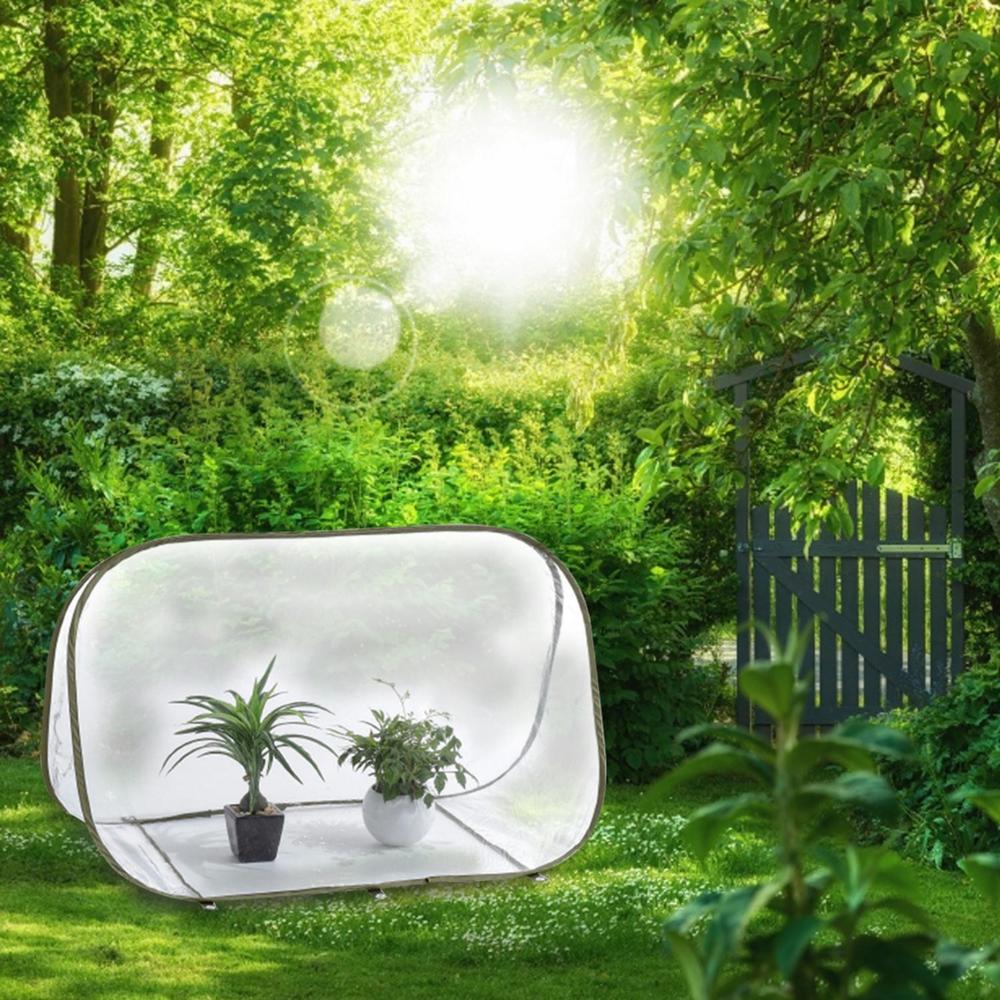Plastic Greenhouse Mini Flower House Planting Cover Flower Greenhouse Insulation Cover Waterproof Greenhouse Cover