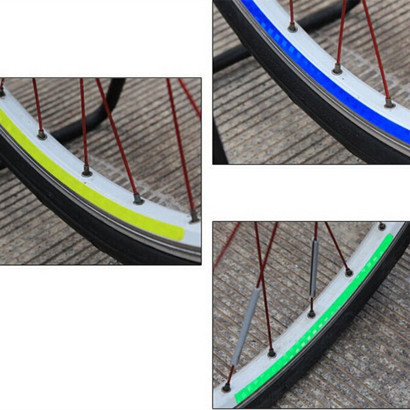 Fiets Reflector Tl Mtb Fiets Sticker Fiets Velg Reflecterende Stickers Decal Accessoires