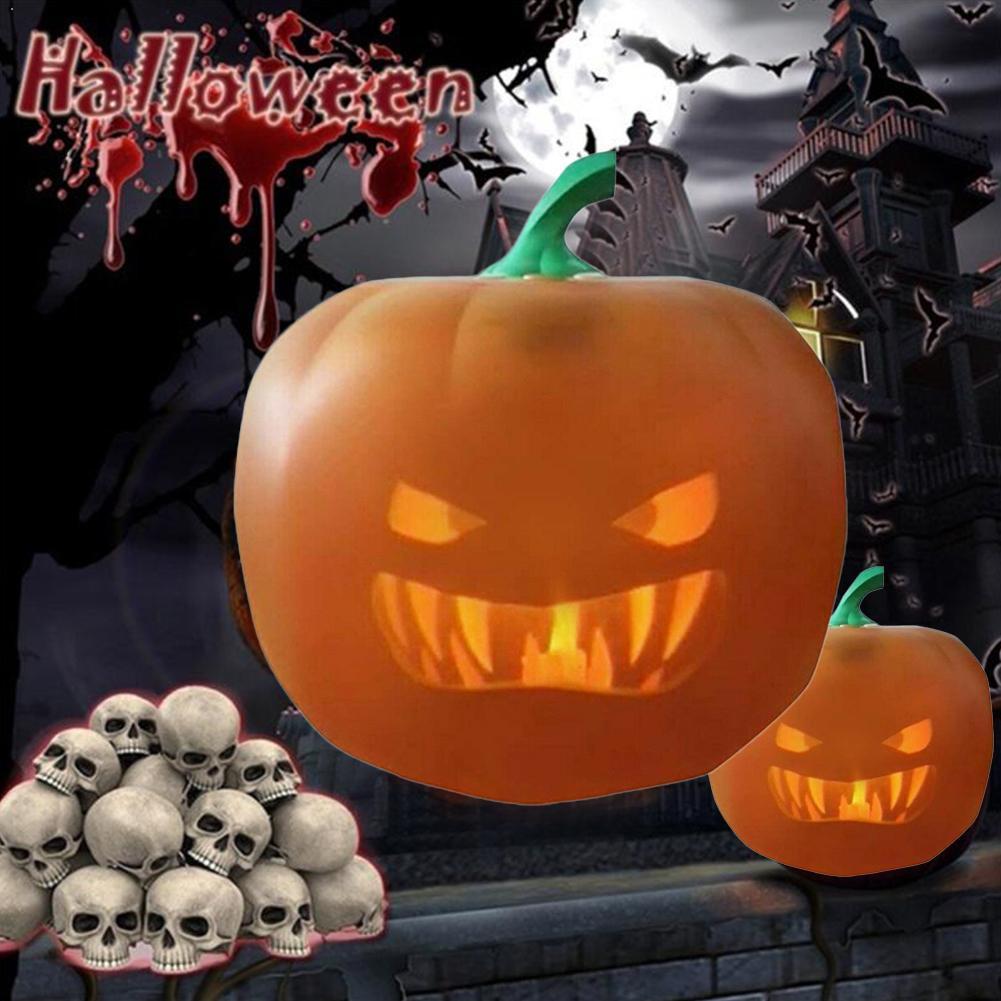 Halloween blixt prata sjungande animerad ledd pumpa inuti projektion med projektor fest 1pc för heminredning leksakslampa z5 w 2