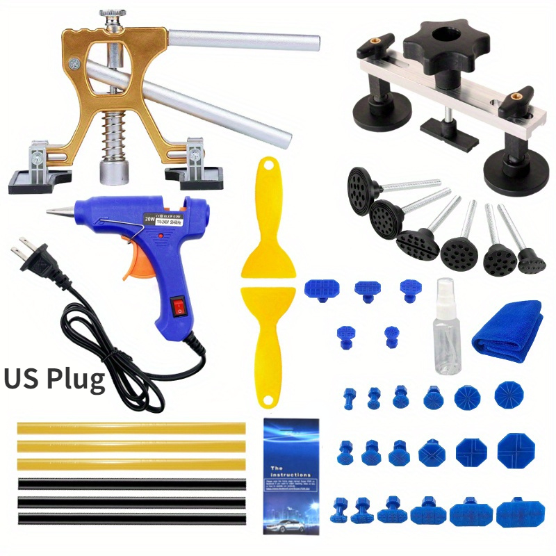 Auto Karosserie Delle Reparatur Bausatz Auto Delle Abzieher Mit golden Delle Abzieher Für Auto Karosserie Delle Entfernung Kleiner Delle Und Tiefe Delle Entfernung: Gelb