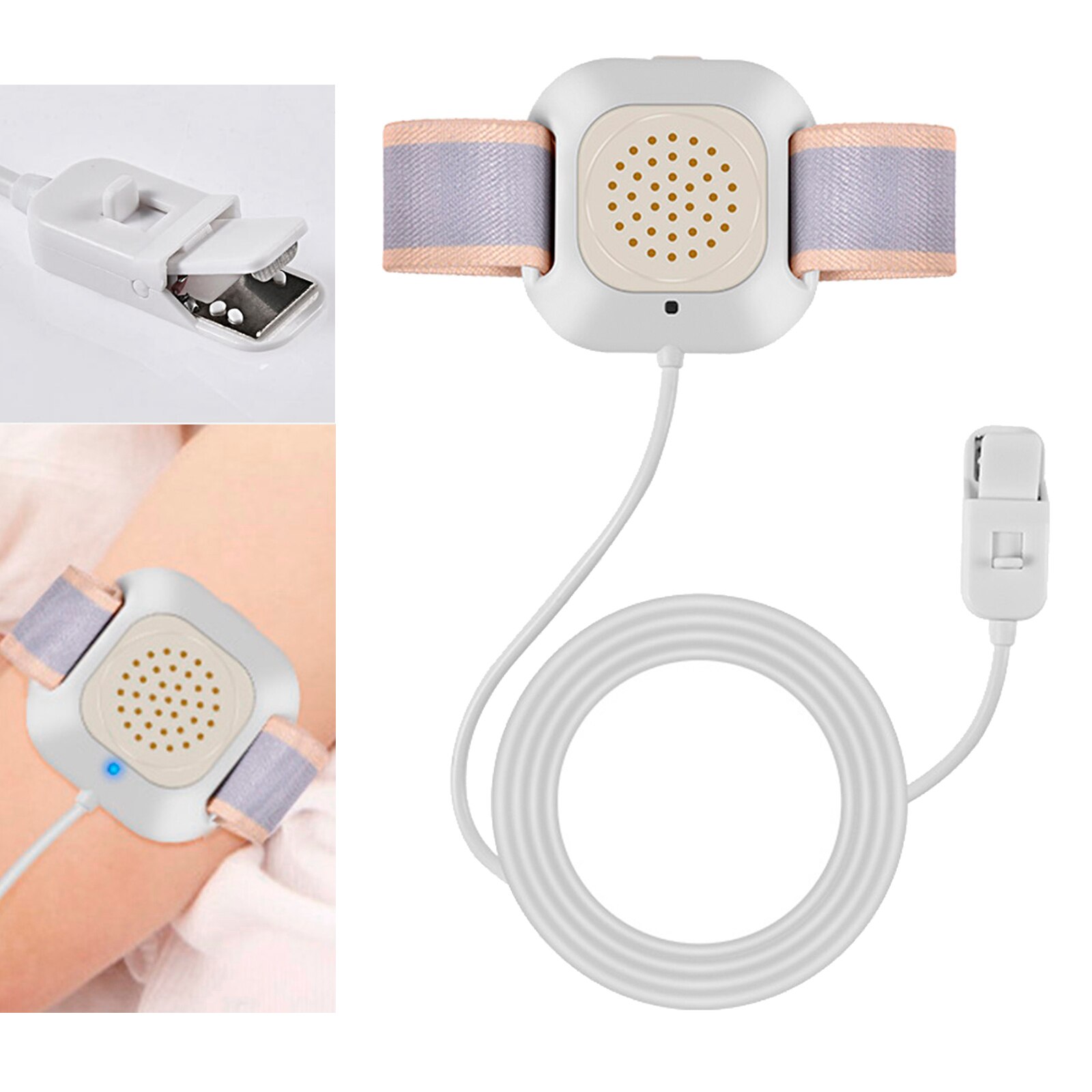Nocturnal Bedwetting Alarm Device Bed Wetting Sensor for Baby Kids Children Deep Sleepers Elderly