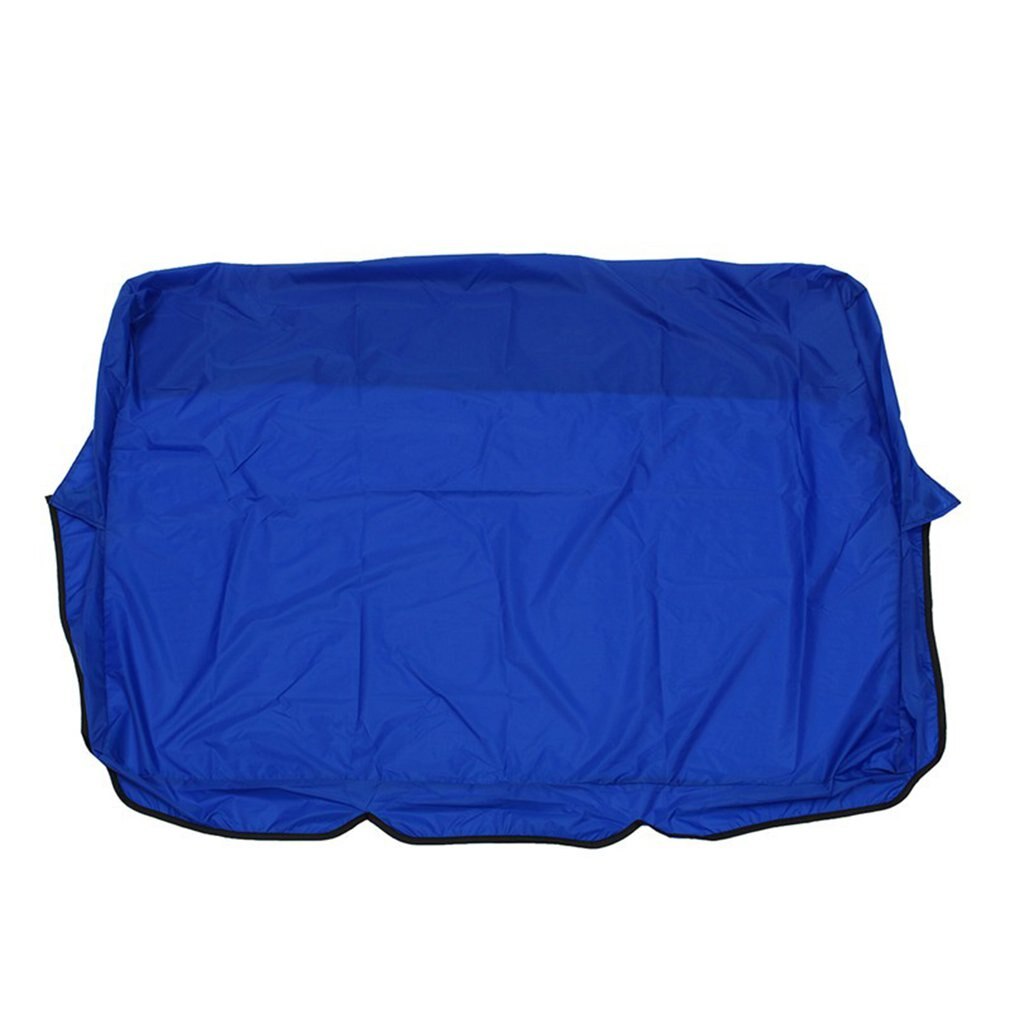 Cover Voor Tuin Schommel Waterdichte Tuin Swing Cover Seat Top Kussenhoezen Ondersteuning Voor Tuin Swing 3 Zits Accessoires: 190x132x15blue