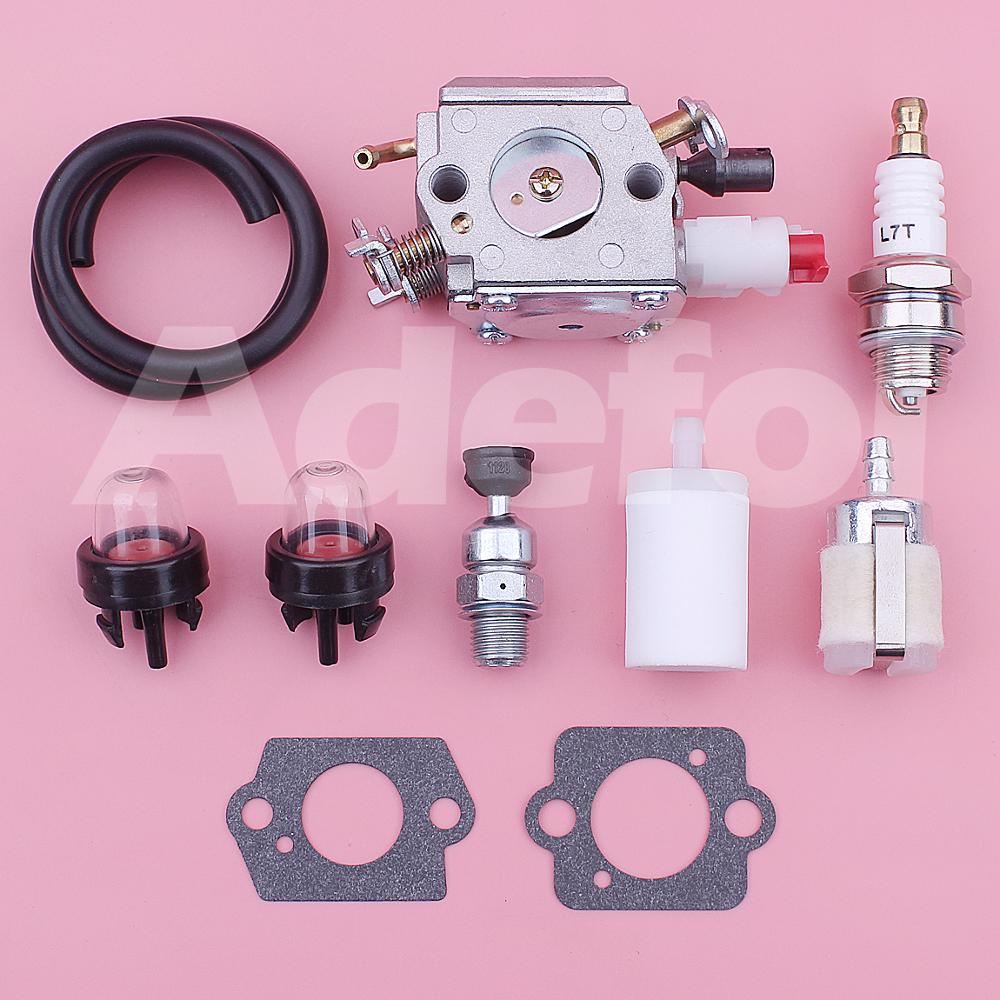 Ej.Life HOSIS 503889201, Carburateur à Installation Facile 9 pièces/Ensemble Kit de Mise au Point de carburateur pour Husqvarna 340 345 346XP 350 351 353 357 357XP 359 pour pelouse pour Jardin pour