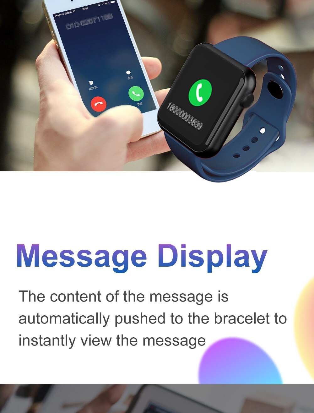Herrklockorna pulsklocka smart armband sportklockor vattentät dam digital klocka för android ios telefon