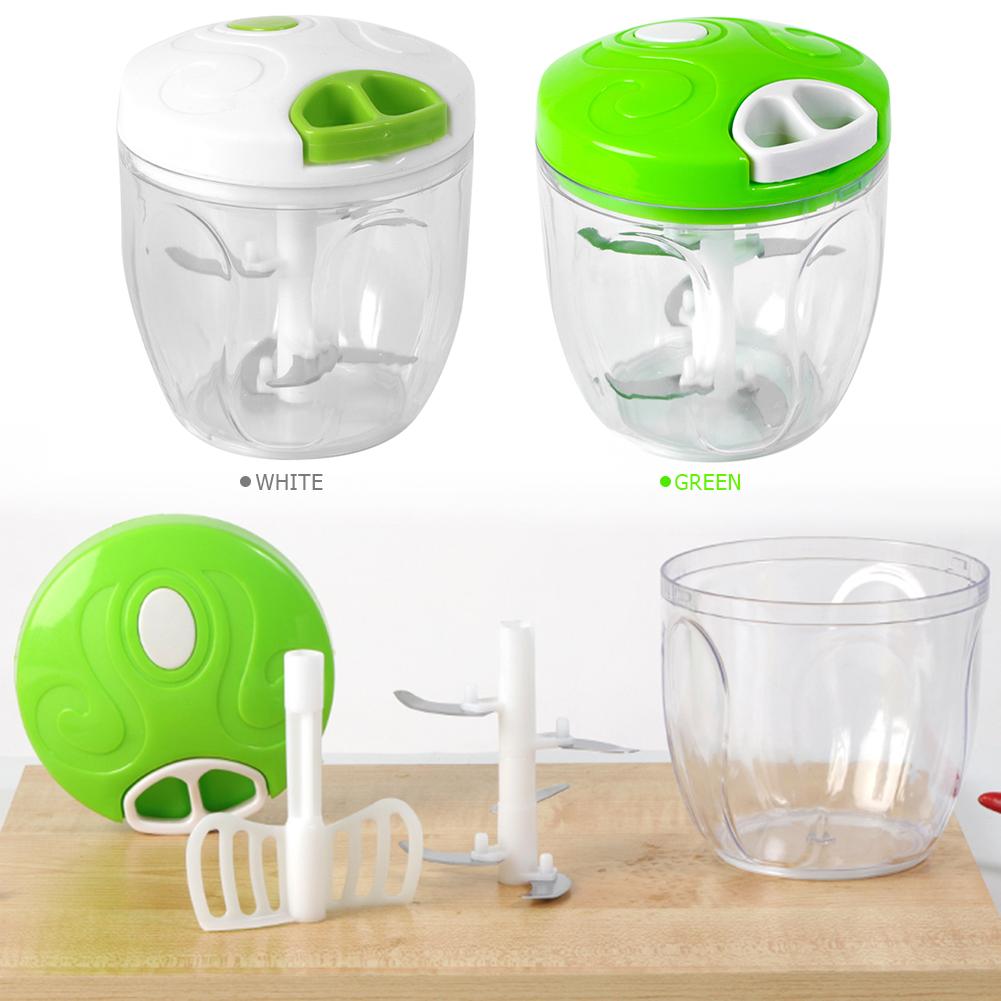500/900ml przenośne ręczna maszynka robić mięsa owoców maszynka robić mielenia warzyw szatkownica maszynka robić mielenia warzyw siekacz krajalnica urządzenia kuchenne