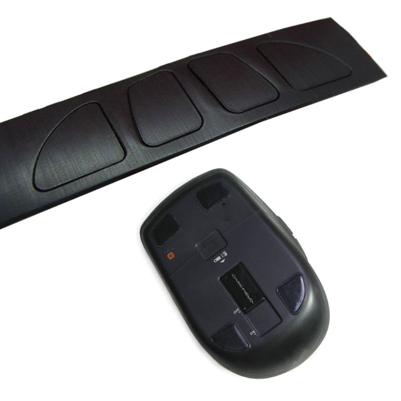 1 Juego de 0,6mm de espesor, reemplaza los pies del ratón con borde de la curva, los patines del ratón para logitech anythink m905 Mouse