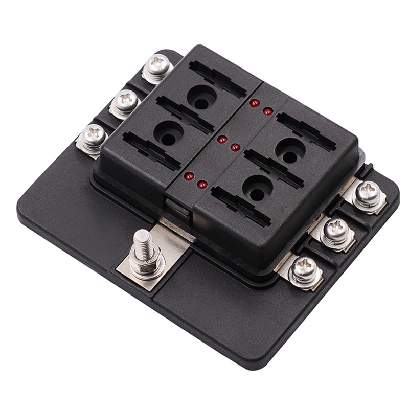 Met Led Fuse 12V 24V Blade Fuse Box Holder 6 Manieren Gewijzigd... – Grandado