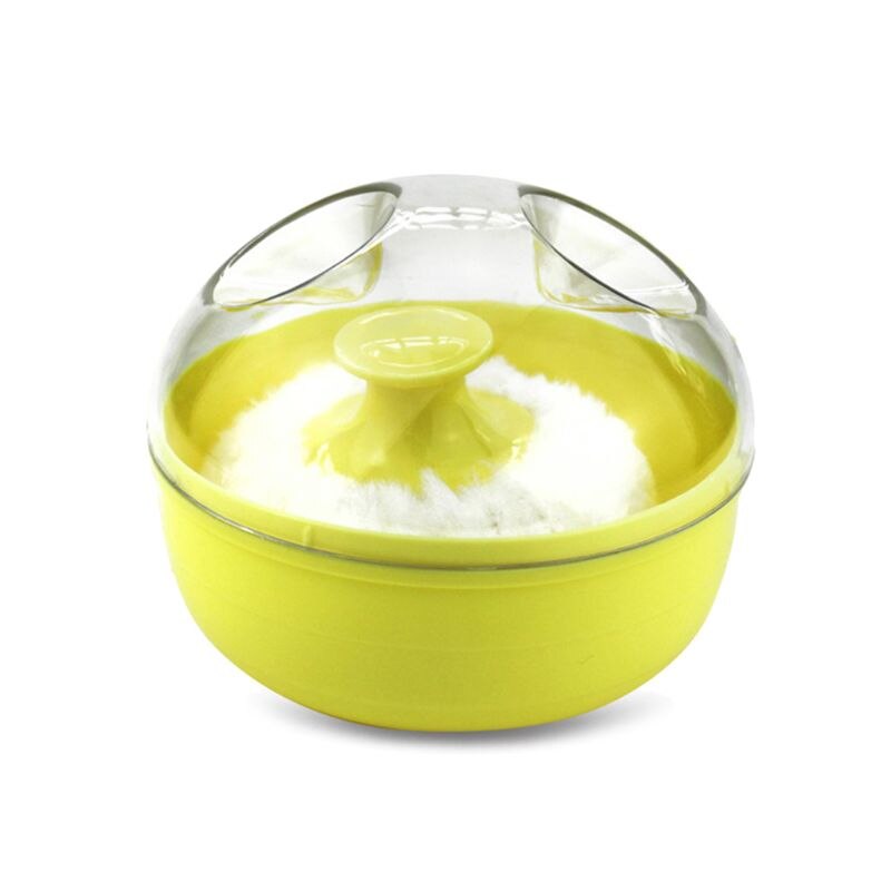 Draagbare Baby Zachte Lichaam Talkpoeder Puff Spons + Box Case Container Nuttig 203E: 9FF1001181-Y