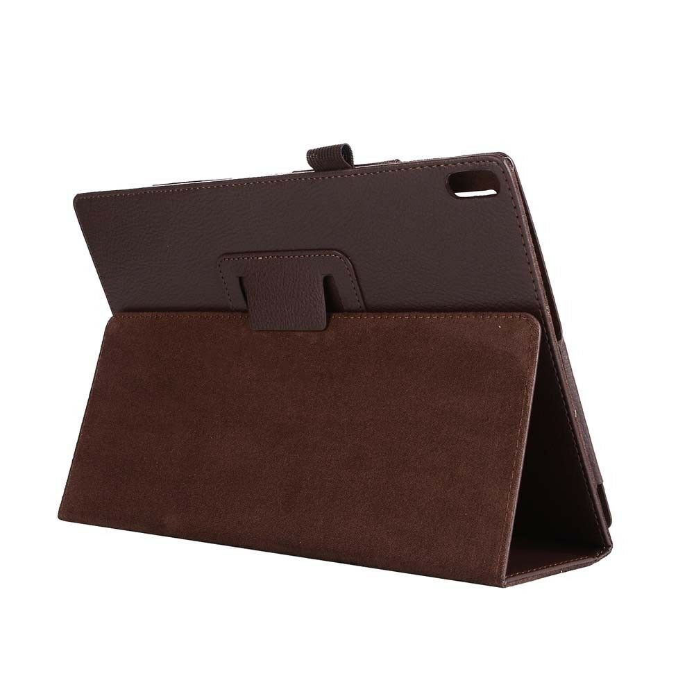 PU Leather Funda Capa Case For Lenovo Tab 4 10 TB-X304L TB-X304F/N Tab 4 10 Plus TB-X704L TB-X704F/N Cover Tablet Smart PU Case: Brown