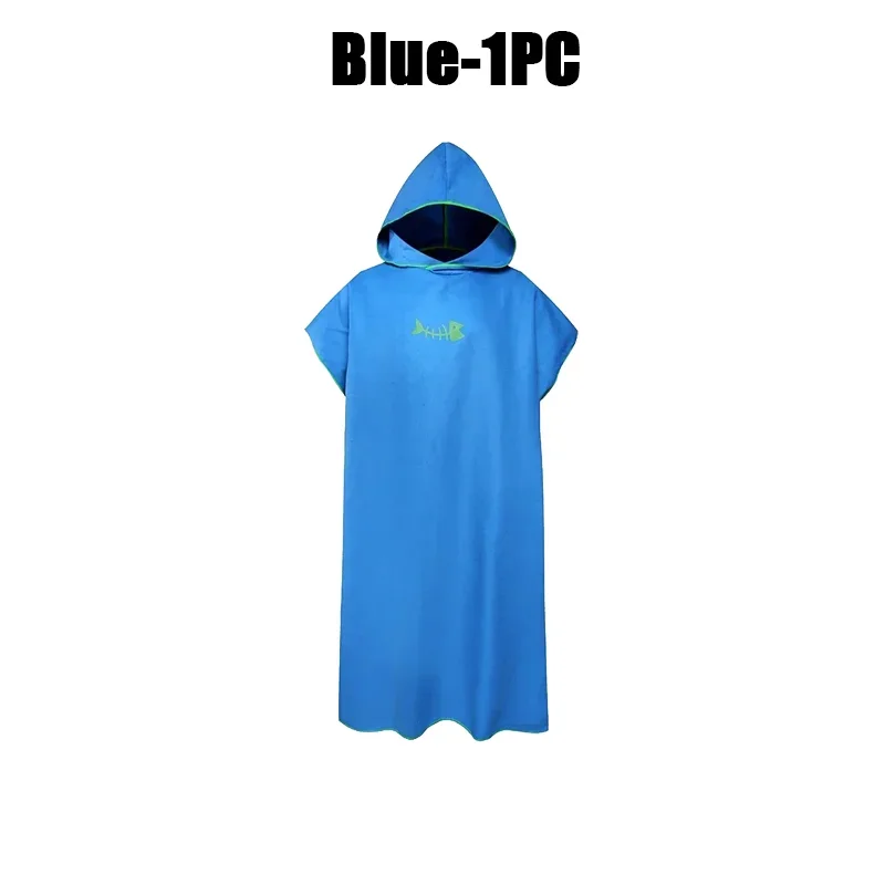 Microfiber handdoek met capuchon Heren Dames voor zwemmen Strand Reizen Sneldrogend Veranderend gewaad Cape Badhanddoek Badjas Surfponcho Sauna Spelen: Rood
