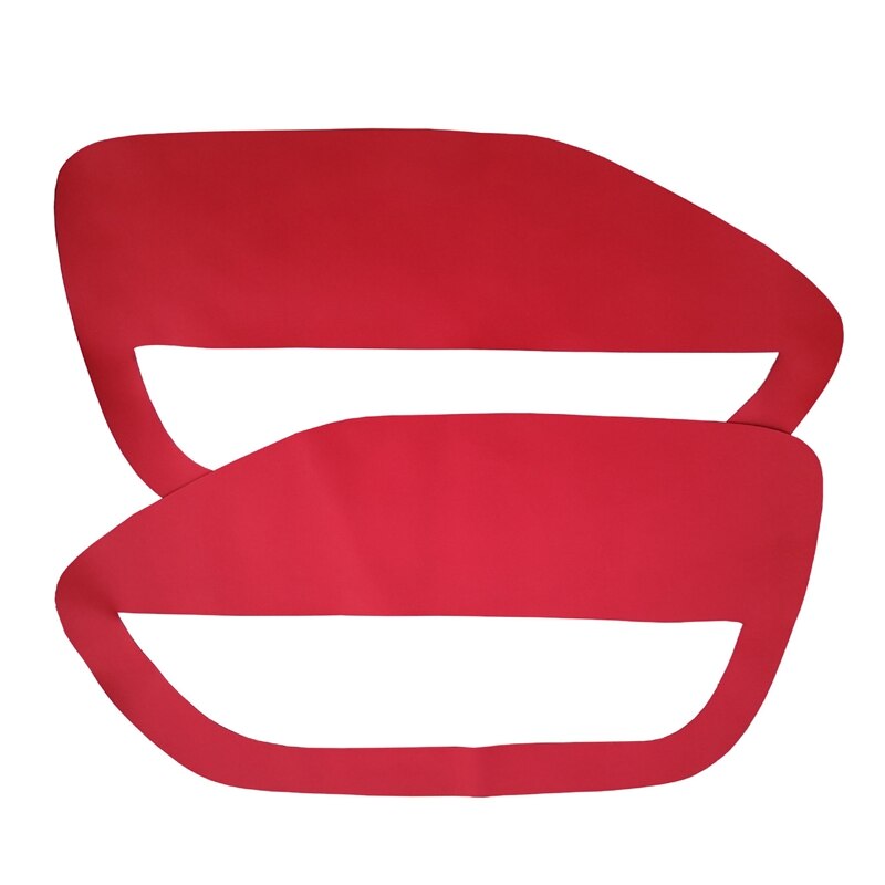 Auto deurpaneel inlegkaarten stofmat synthetisch leer rood voor ford mustang 2005 voordeur plaat onderdelen