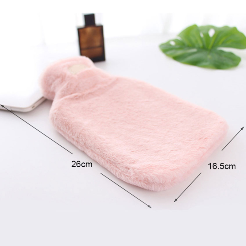 Bouteille d'eau chaude avec couvercle en caoutchouc classique | Épais et thermique, Premium pour une meilleure isolation, poche à eau chauffante électrique pour l'hiver