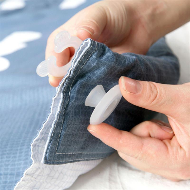 Pinces à couette en plastique de , Mini pince à couette Durable, fixation de couette de lit, support de maison, boucle fixe, pinces à vêtements