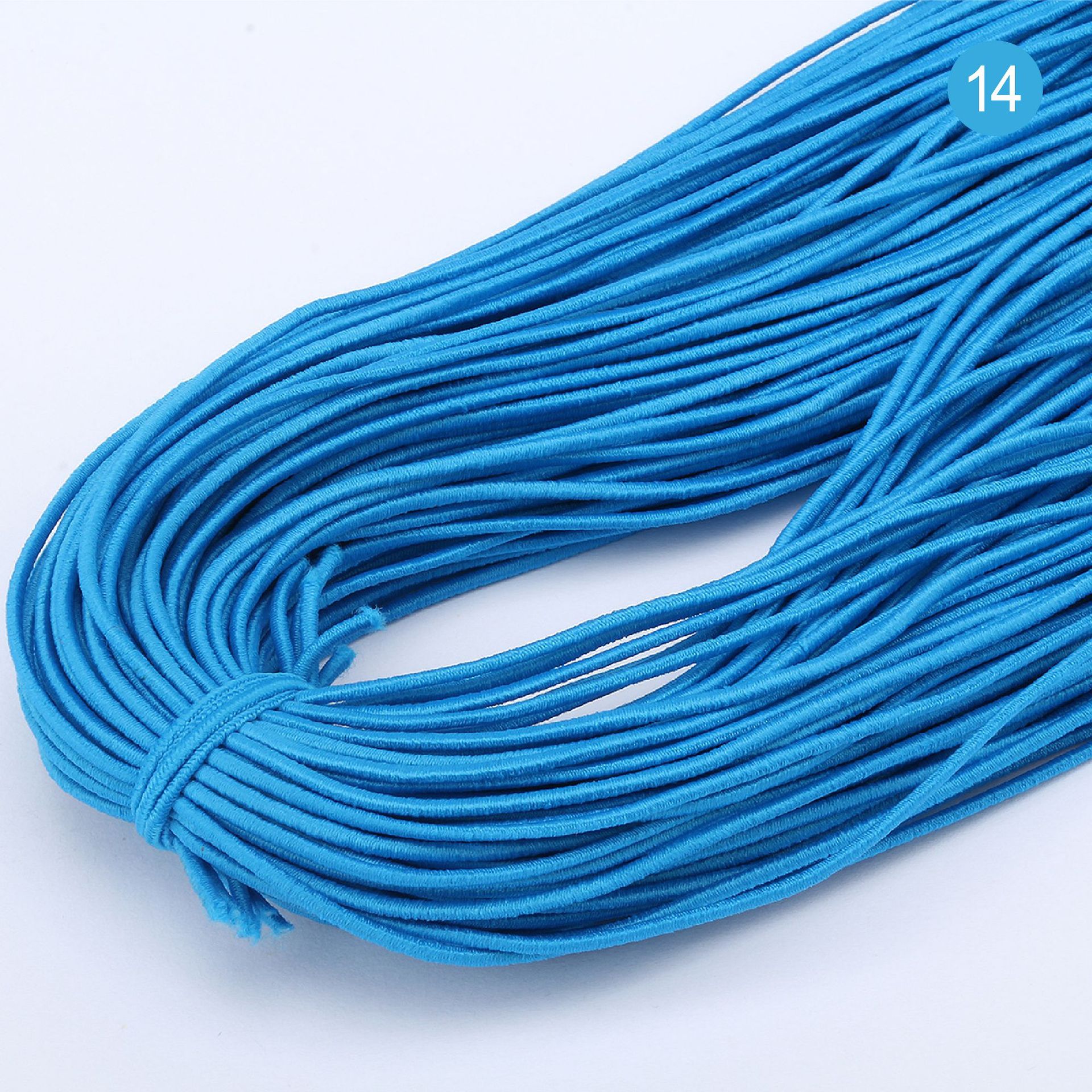 80 mx 1mm miljøvennlig ledning sy elastiske bånd tau armbånd perler strenger gummibånd for hår sløyfe plagg gjør-det-selv håndverk  ky585: 14